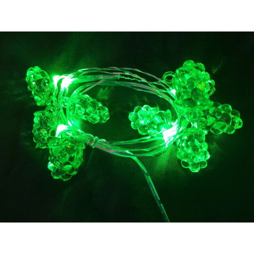 Holiday decoration LED battery string light with shape